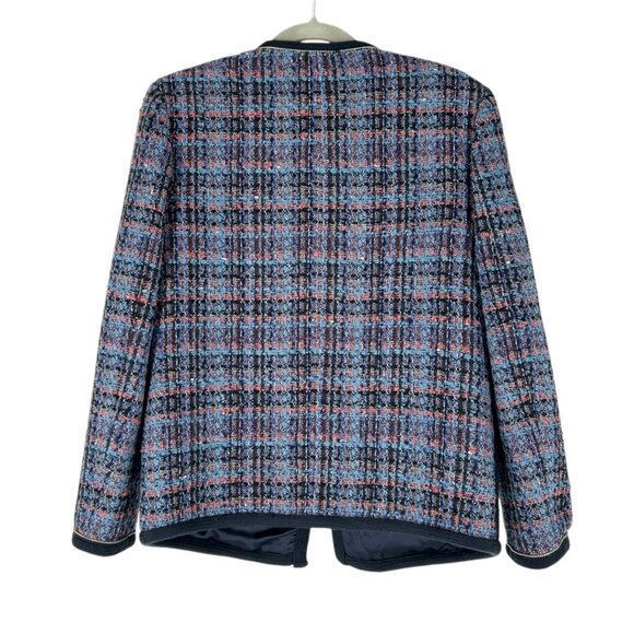 Sandro Liman Tweed Blazer Jacket Size 36 - Picture 3 of 11